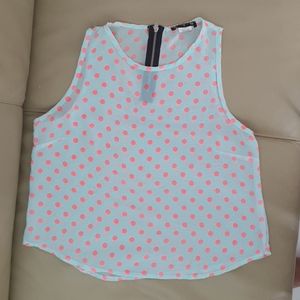 Polka dot top
